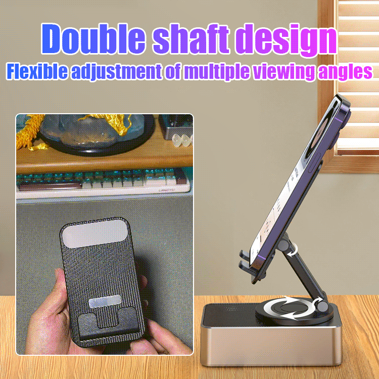 Ultimate 3-in-1 Tech Companion: Holder, Speaker, & Power Bank YT.