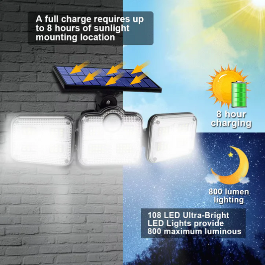 Triple LED Motion Sensor Light TK